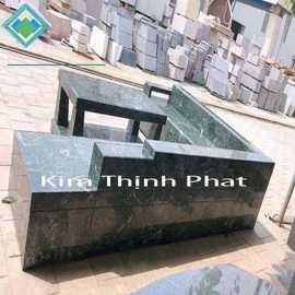 Mặt bàn đá hoa cương granite xanh