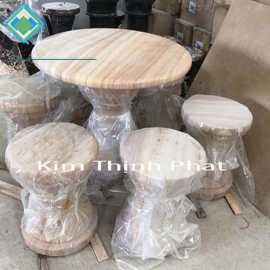 Mặt bàn đá hoa cương tự nhiên marble xám